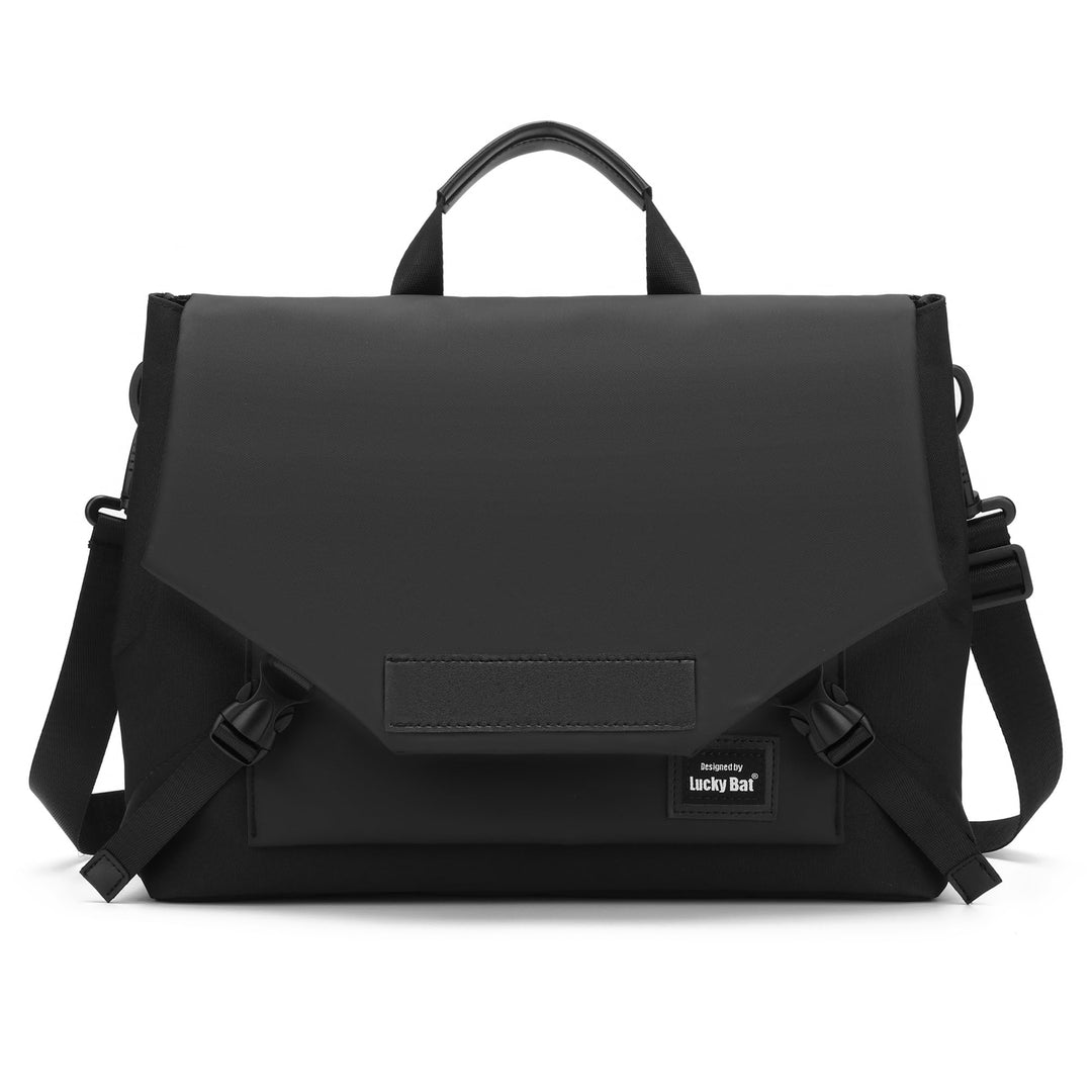 DORRISO Mode Umhängetasche Damen Herren Casual 15.6 Zoll Laptoptasche mit Gepäckgurt Arbeitstasche f