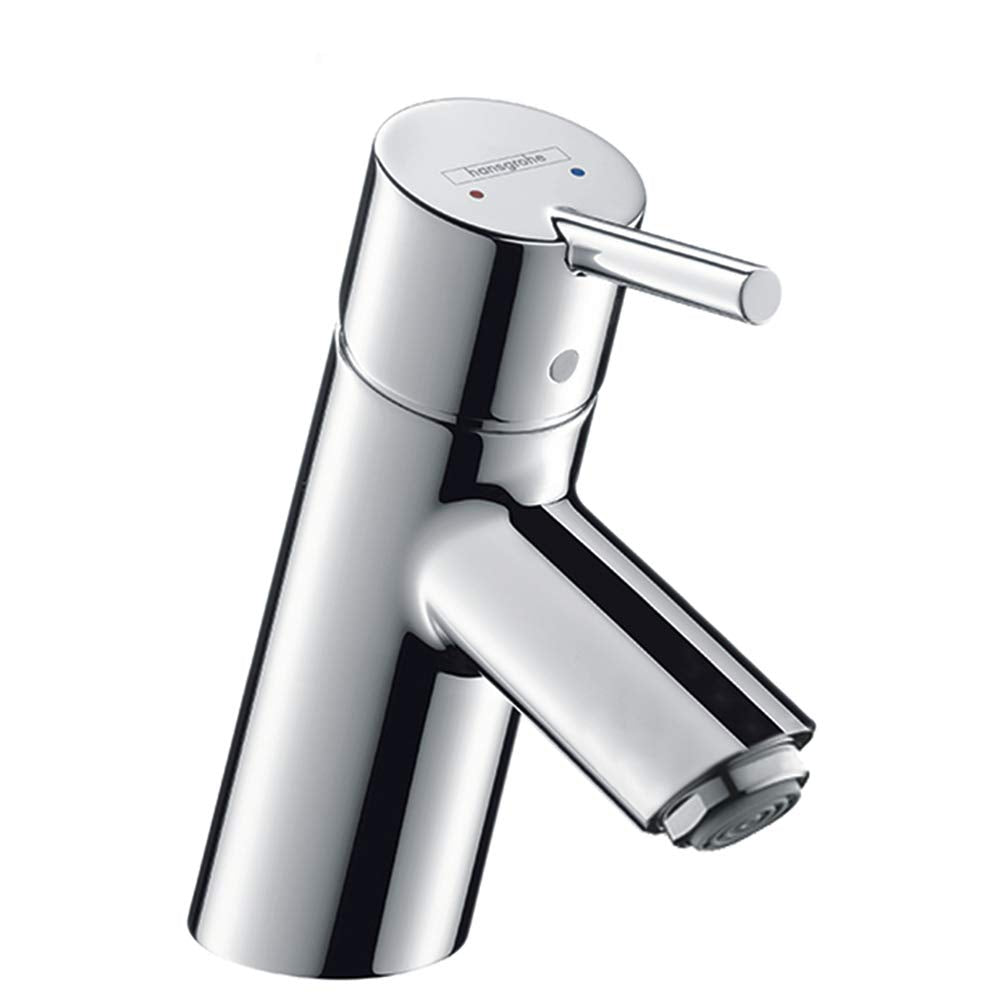 hansgrohe Wasserhahn Talis S (Armatur mit Auslauf Höhe 70mm und Zugstangen-Ablaufgarnitur) Chrom