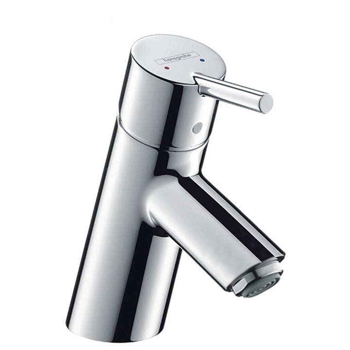 hansgrohe Wasserhahn Talis S (Armatur mit Auslauf Höhe 70mm und Zugstangen-Ablaufgarnitur) Chrom
