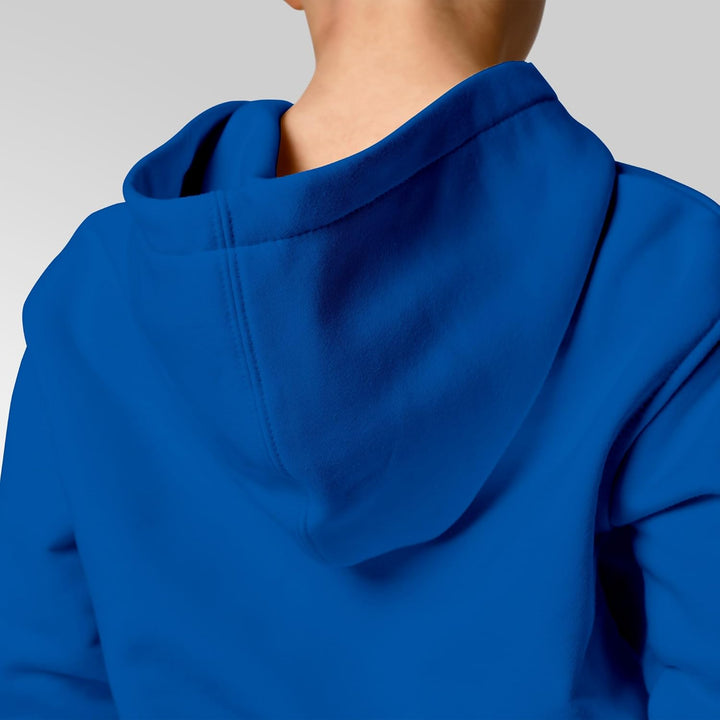 Neverless® Kinder Hoodie Mädchen Blumen Aufdruck Kapuzenpullover Sweatshirt Kapuze Blau 140, Blau 14
