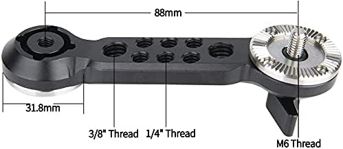 NICEYRIG Verlängerungs Arm mit Rosette für ARRI Standard Handgriff Ausrüstung mit Rosetten Halterung