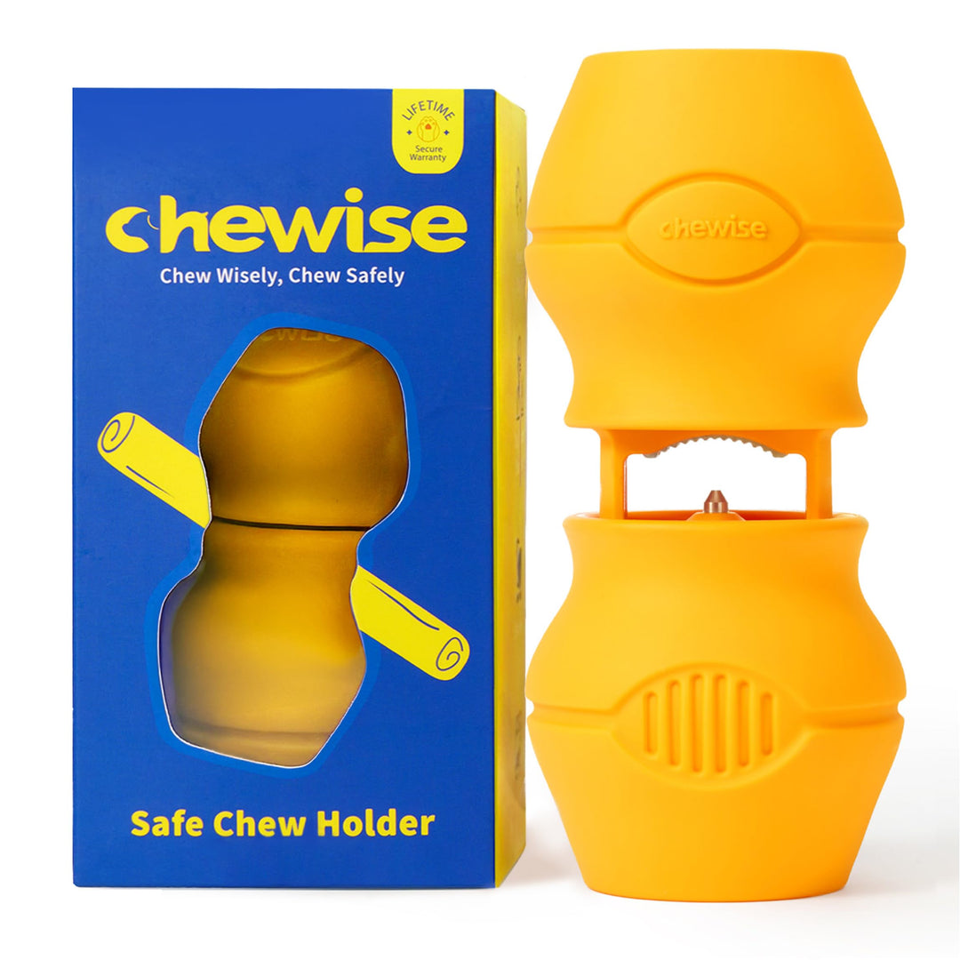 PetClan Chewise Bully Stick Halter – Sicherheit & Robustes Design, BPA-frei, Sicherer Ochsenziemer-H