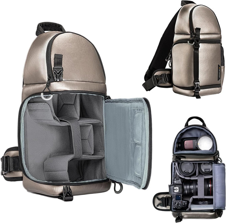 K&amp;F CONCEPT Kamera-Umhängetasche, Wasserdichte Kameratasche, Fotografie tägliche Reise Camera Bag,Ta