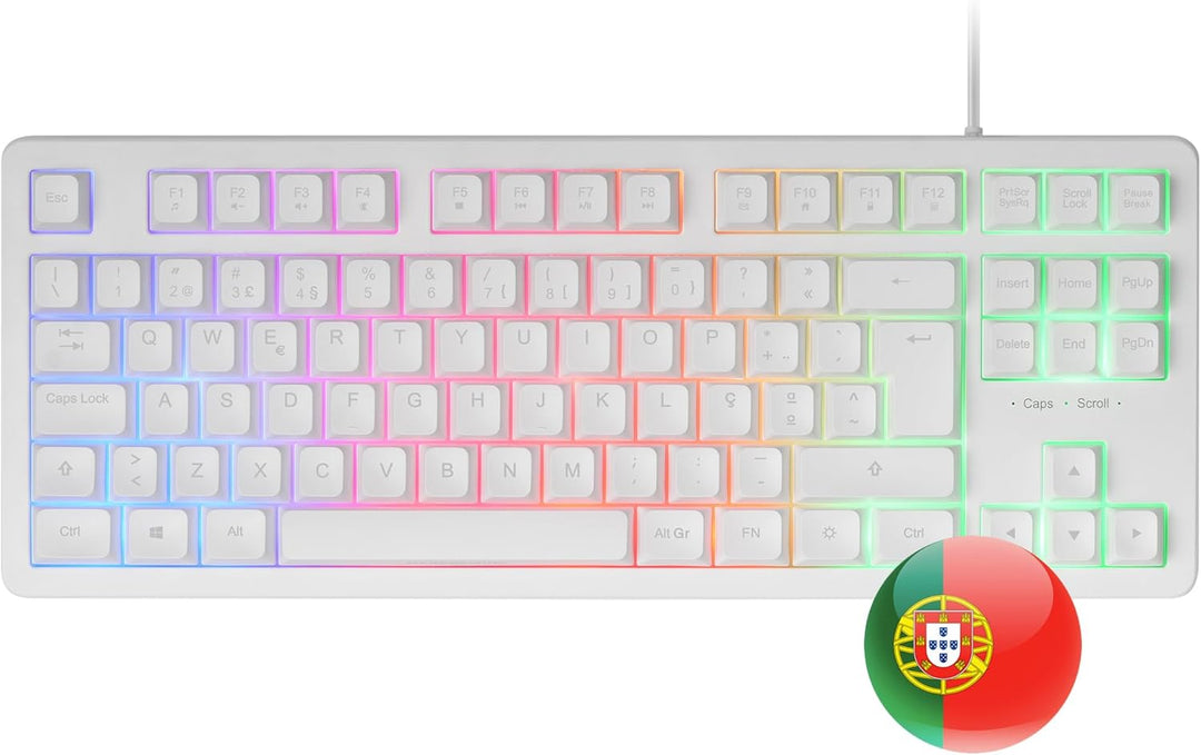 MARSGAMING MCP-RGB3, Pack Gaming-Tastatur Fixed RGB + Gaming-Maus RGB Flow 3200 DPI + Headset Over-E