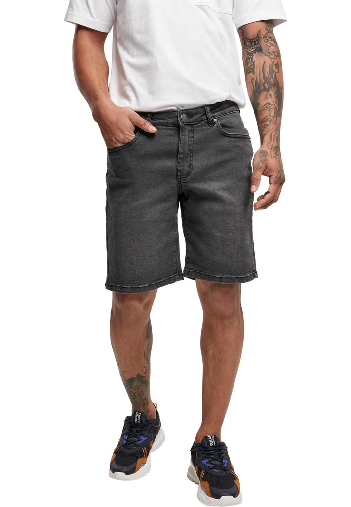 Urban Classics Herren Relaxed Fit Jeans Shorts, kurze Männer Jeanshose, erhältlich in vielen verschi