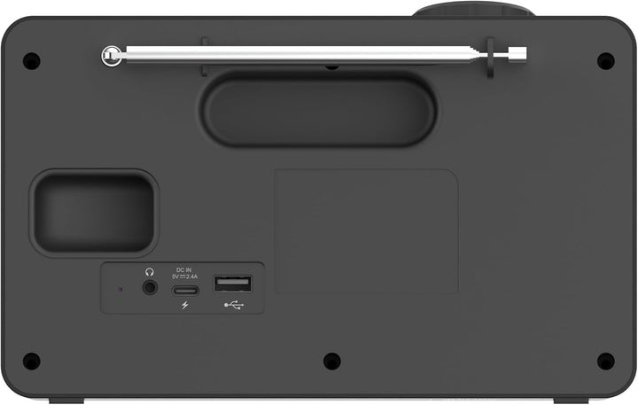 Kenwood CR-M70DAB DAB+/FM Radio mit ASA, 4,3" IPS Display, Bluetooth 5.3, Dual Alarm & Sleep, USB MP