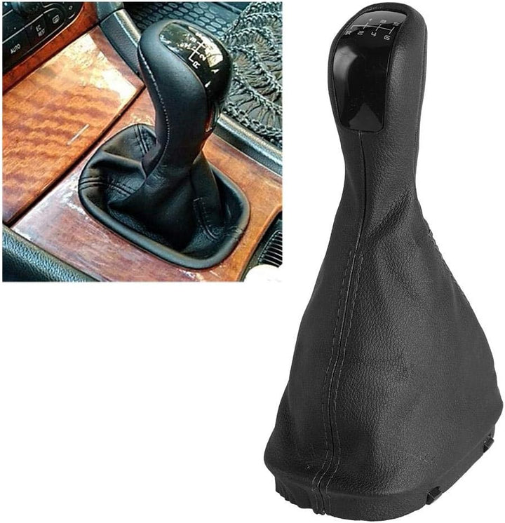 Schaltknauf, 6-Gang-Schaltknauf + Gamaschenmanschette Für Benz C Class W203 S203. Schaltknaufkopf au
