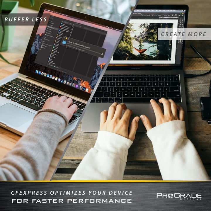 ProGrade Digital CFexpress 4.0 Typ B Speicherkarte für Kameras, optimiert für Express-Übertragung vo