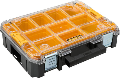 Dewalt TSTAK Organizer DWST82968-1 (spritzwassergeschützt IP54, durchsichtiger, schlagfester Deckel