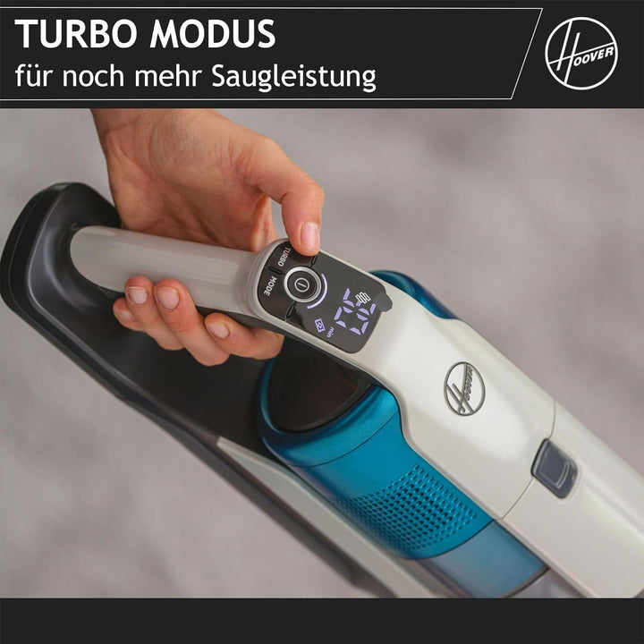 Hoover Akku-Staubsauger Tierhaare HF9 PET I Bis zu 120 m² mit 1 Akku I Leistungsstarker Staubsauger