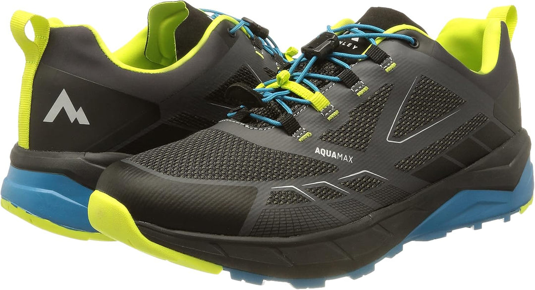 McKinley Herren Montmania AQX Wander-Stiefel 40 EU Black Blue Green Lim, 40 EU Black Blue Green Lim