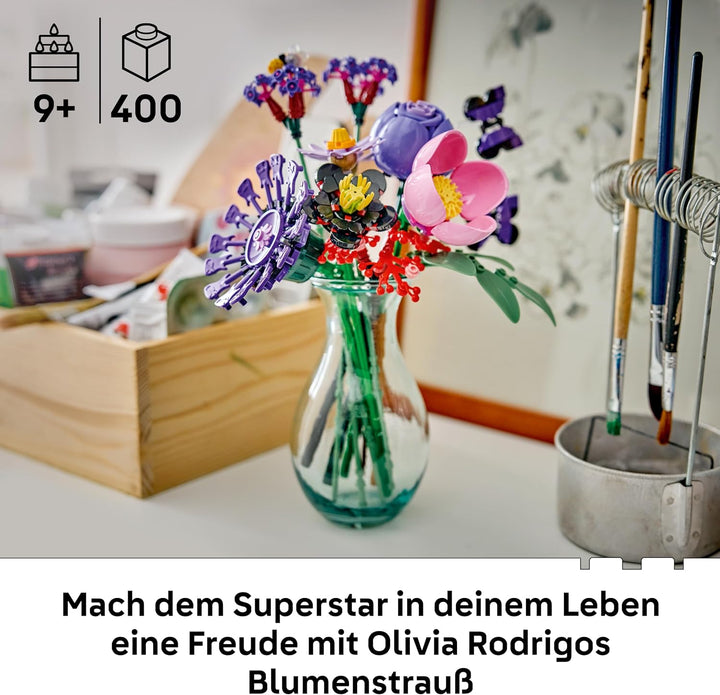 LEGO Botanicals Editions Olivia Rodrigos Blumenstrauss - 11 künstliche Blumen mit Rosen &amp; Tulpen - Z