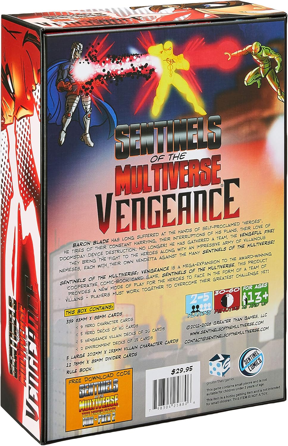 Greater Than Games Sentinels of The Multiverse Vengeance Card Game