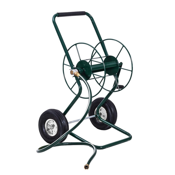 SOARS Schlauchwagen Metall, Schlauchaufroller für 3/4" Schlauch, Schlauchtrommel mit tropffreie Dreh