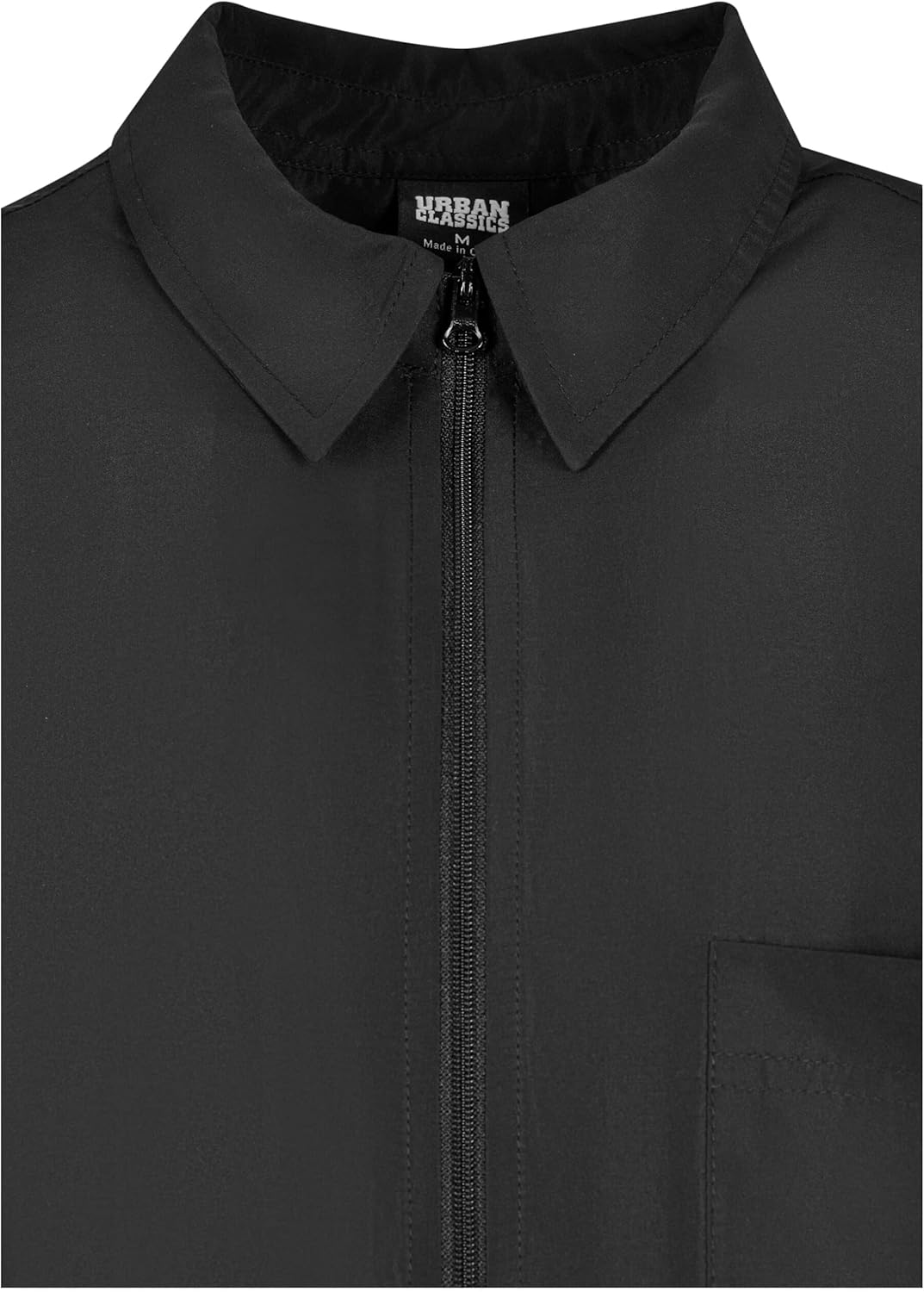 Urban Classics Herren Recycled Nylon Shirt XL Schwarz, XL Schwarz