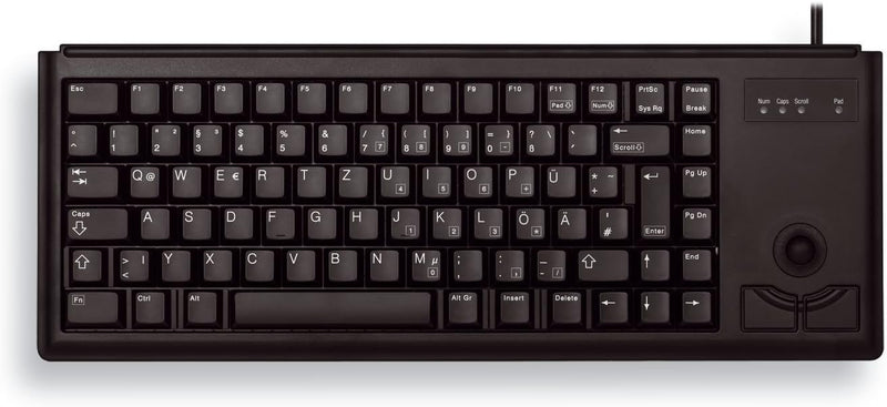 CHERRY Compact-Keyboard G84-4400, Deutsches Layout, QWERTZ Tastatur, kabelgebundene Tastatur, mechan