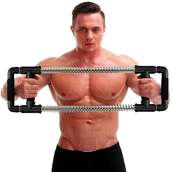 GOFITNESS Push Down Bar Brusttrainer Fitnessgerät für Zuhause - Krafttraining Sportgerät für Brustmu
