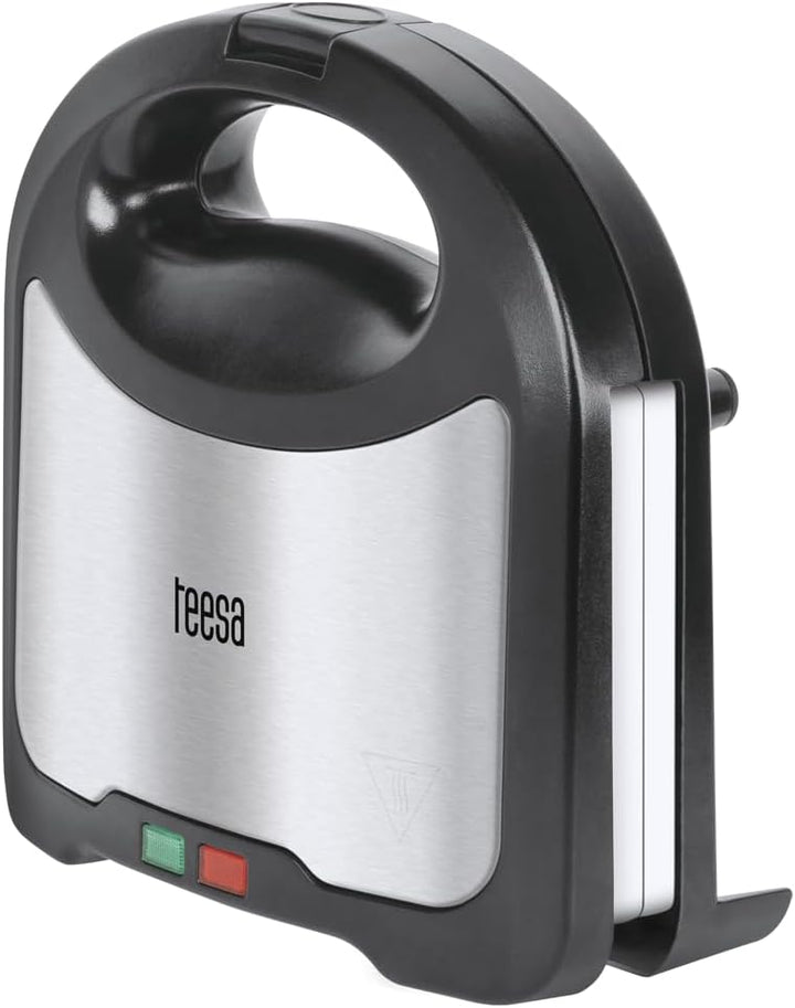 TEESA Sandwichmaker TSA3222 mit Keramikplatten silber/schwarz