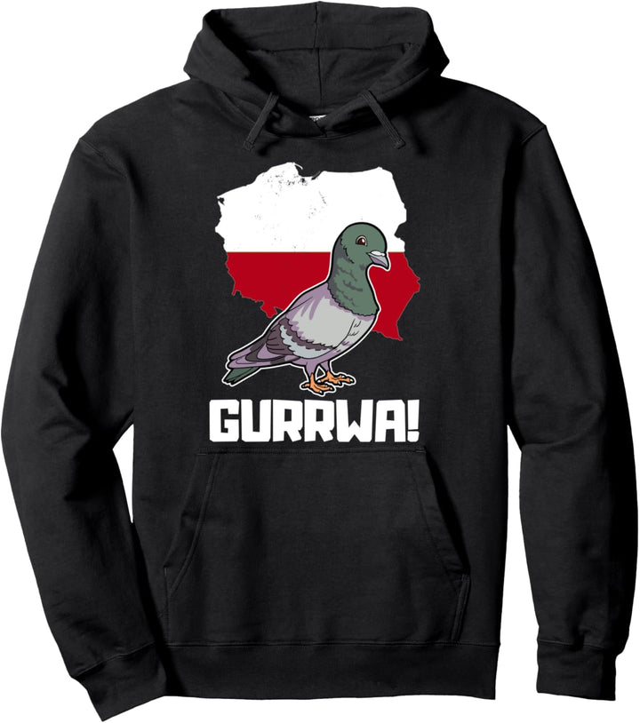 Taube Gurrwa Kurwa Polen Tauben Pullover Hoodie