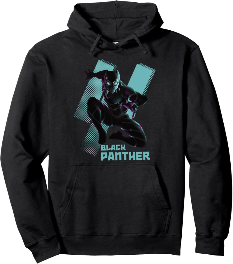 Marvel Black Panther Abstract Pop Art Portrait Pullover Hoodie