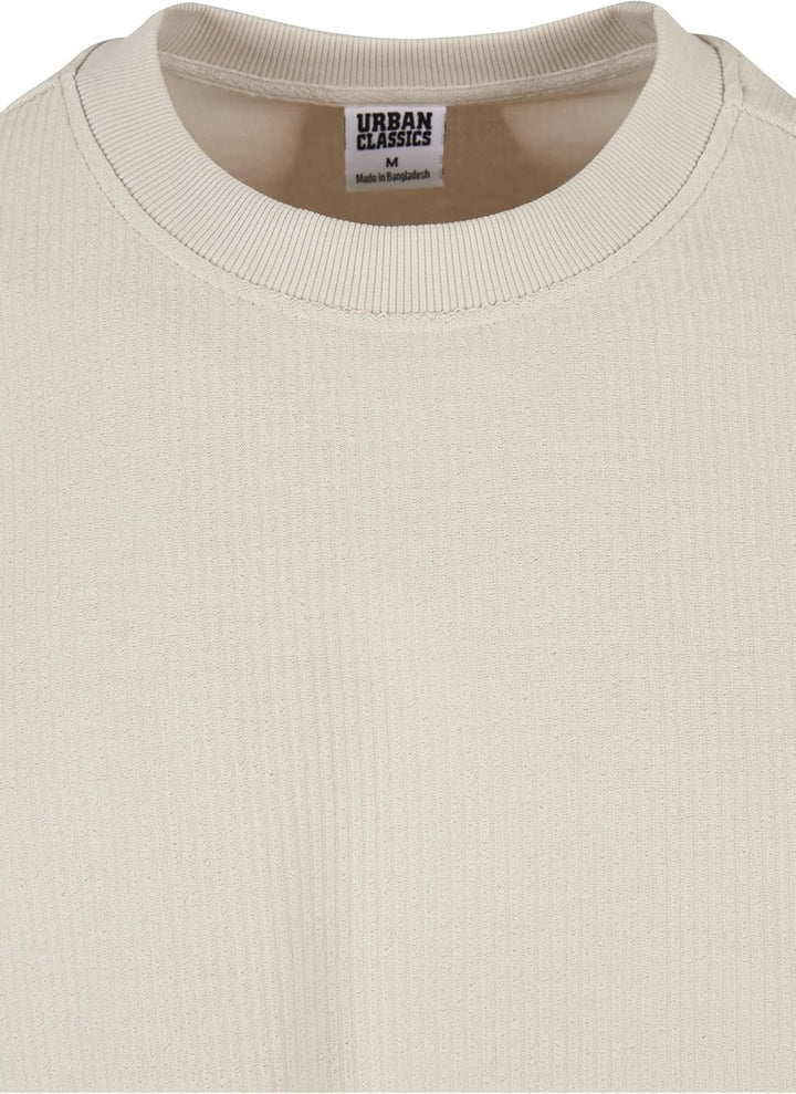 Urban Classics Herren Sweatshirt Rib Terry Boxy Crew, Pullover für Männer in Oversized Optik, in 2 F