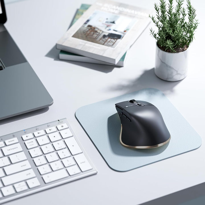 Bluetooth Maus, iClever Rechargeable Ergonomiche Maus Kabellose Mouse, Wiederaufladbarer Akku, Multi