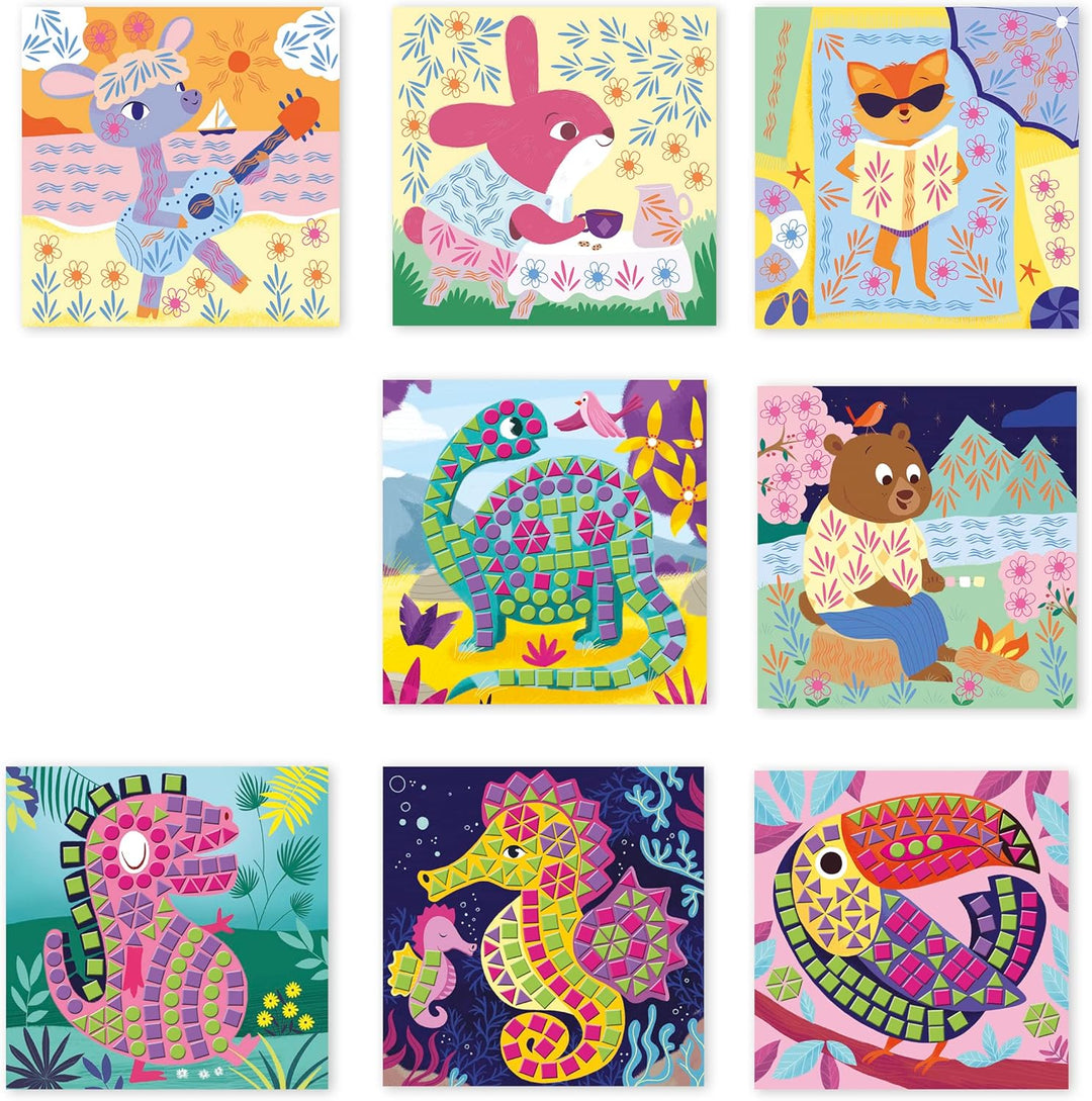 Janod - My Arts & Crafts – 5 Jahre – Kreatives Multiaktivitäts-Set – 8 Illustrationen – Kreativ-Set