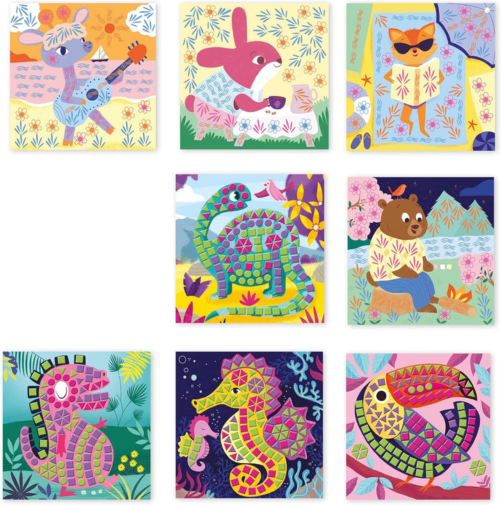 Janod - My Arts & Crafts – 5 Jahre – Kreatives Multiaktivitäts-Set – 8 Illustrationen – Kreativ-Set