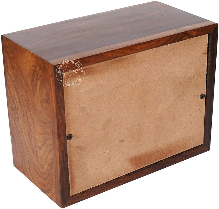 Rosewood Top Gravierte Holzurne für menschliche Asche Erwachsene – handgefertigte Beerdigung Gedenk-