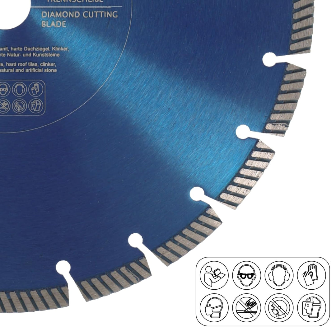 PRODIAMANT Fastcut Highspeed Diamant-Trennscheibe 300 mm x 20 mm für sehr harte Baustoffe wie Kalksa