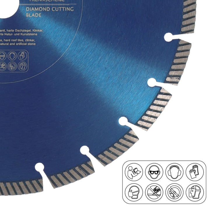 PRODIAMANT Fastcut Highspeed Diamant-Trennscheibe 300 mm x 20 mm für sehr harte Baustoffe wie Kalksa