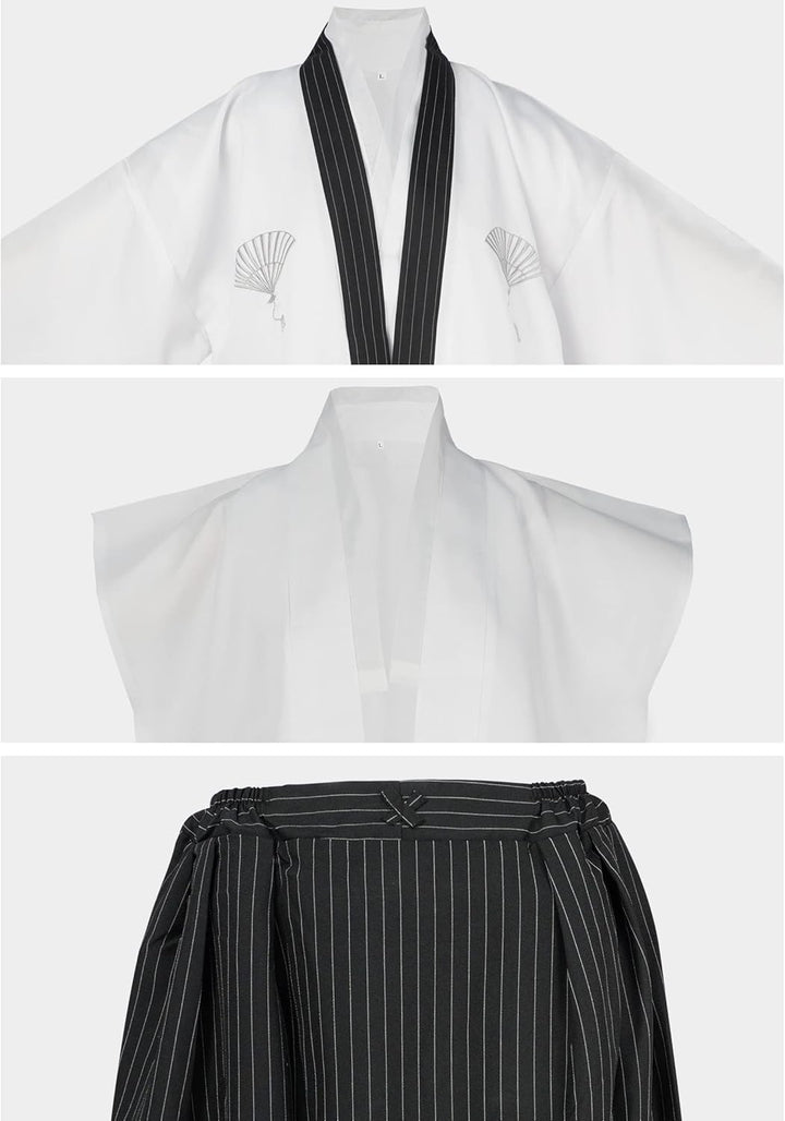Japanischer Kimono Männer Yukata Kimono Robe Japanische Traditionelle Samurai Uniform Cosplay Kostüm