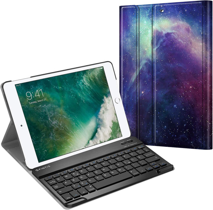 Fintie Tastatur Hülle für iPad 9.7 Zoll 2018 2017 / iPad Air 2 / iPad Air - Ultradünn leicht Schutzh