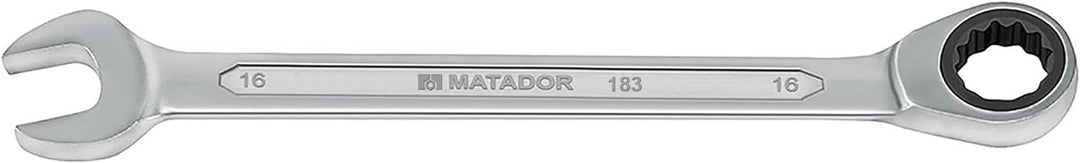 MATADOR Schraubwerkzeuge Knarren-Ringmaulschlüssel-Satz, 12-teilig, 8-19 mm, 0183 9120, 8-19 MM, 12-