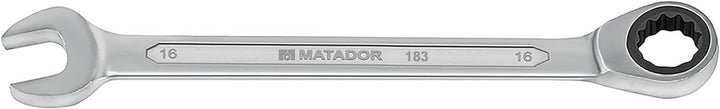 MATADOR Schraubwerkzeuge Knarren-Ringmaulschlüssel-Satz, 12-teilig, 8-19 mm, 0183 9120, 8-19 MM, 12-