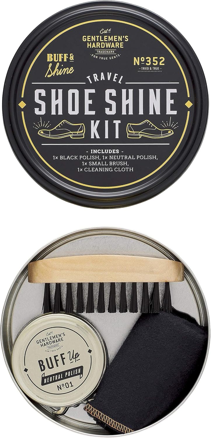 Gentlemen's Hardware Herren-Schuhputz-Set, Mehrfarbig, Einheitsgrösse