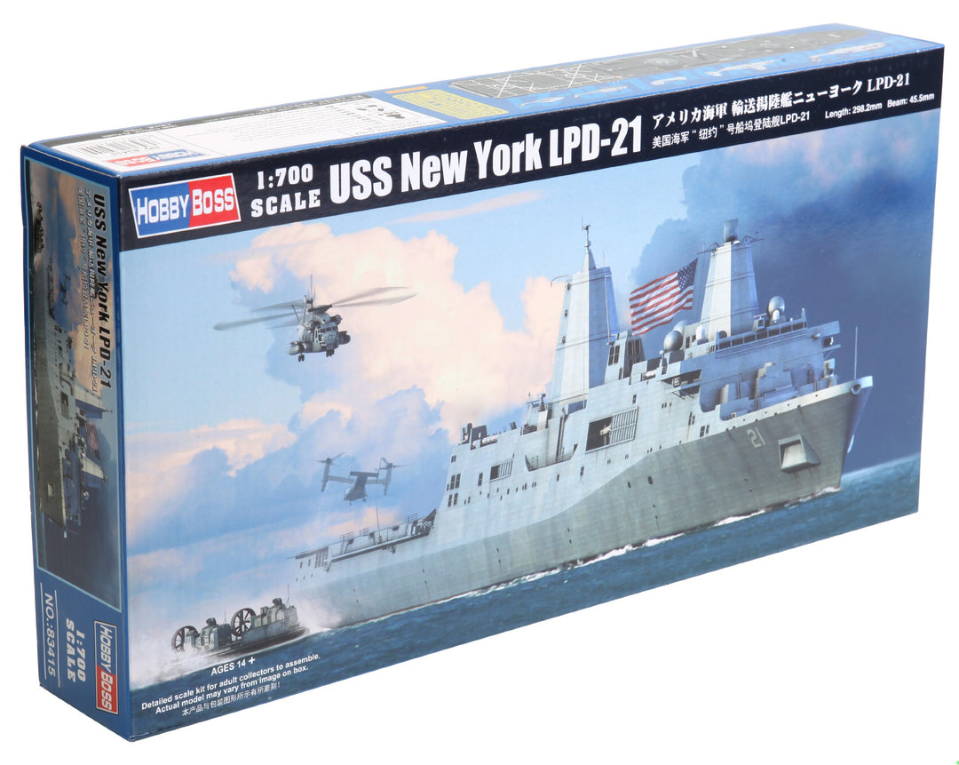 Hobby Boss 83415 Modellbausatz USS New York (LPD-21)