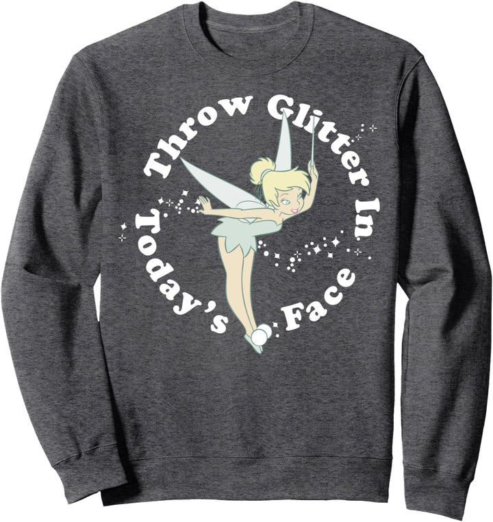 Disney Peter Pan Tinkerbell Throw Glitter In Today's Face Sweatshirt