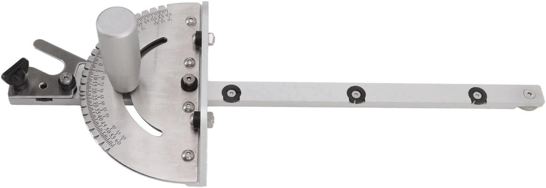 Gehrungslehre für Tischkreissäge, Winkelanschlag für Tischsäge Aluminium Parallelanschlag Tischkreis