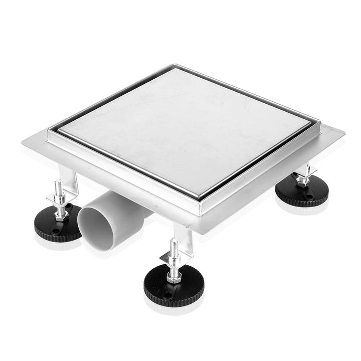 Duschrinne, Siphon mit Geruchsstop und Haarsieb Randablauf Befliesbar Edelstahl Ablaufrinne, Bodenab