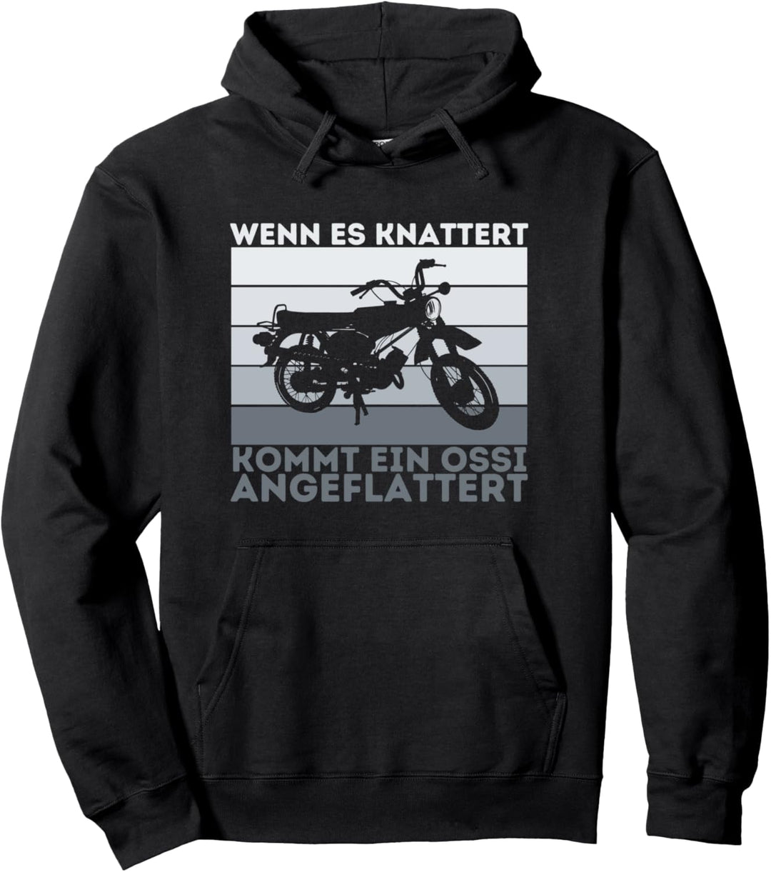 Wenn es knattert Simson DDR Moped Zweitakt S51 Vintage Pullover Hoodie