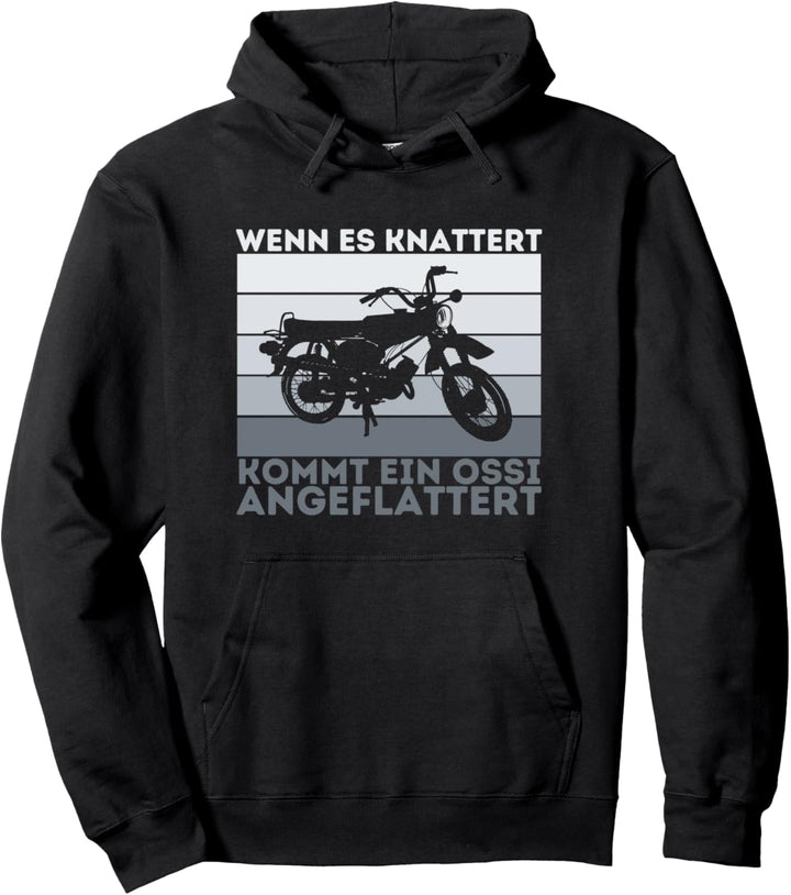 Wenn es knattert Simson DDR Moped Zweitakt S51 Vintage Pullover Hoodie