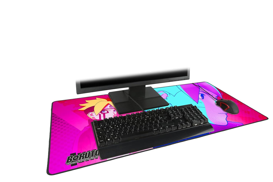 Konix Boruto Naruto Next Generations XXL Gaming-Mauspad 90 x 46 cm - rutschfeste Gummibasis Naruto x