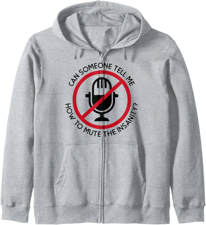 Kann mir jemand sagen, wie ich den Wahnsinn stumm schalten Kapuzenjacke