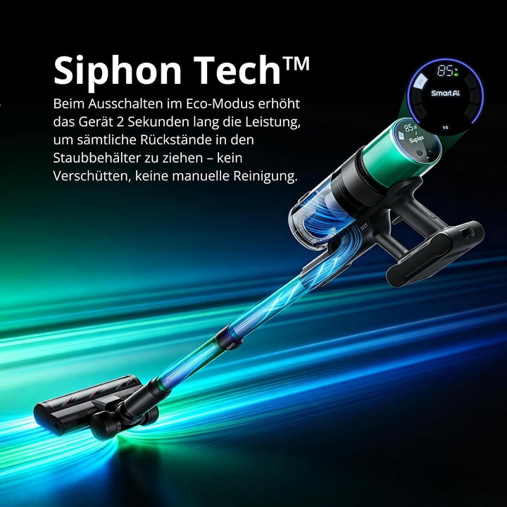V5 Pro Akku-Staubsauger Mit 1 M Flexschlauch, 55 kPa, 600 W, 80 Min | Kabelloser Staubsauger Mit AUT