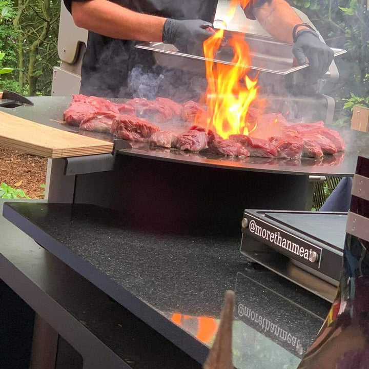 A. Weyck Tools Feuerplatte 80cm 5mm für Feuertonnen Grillplatte Plancha Grillring #02