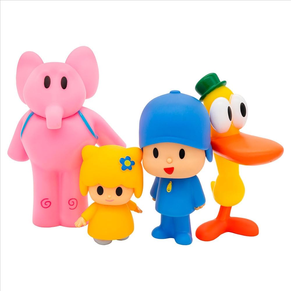 BANDAI Packung mit 4 Super Figuren Pocoyo und Seine Freunde