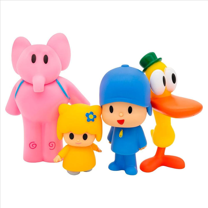 BANDAI Packung mit 4 Super Figuren Pocoyo und Seine Freunde
