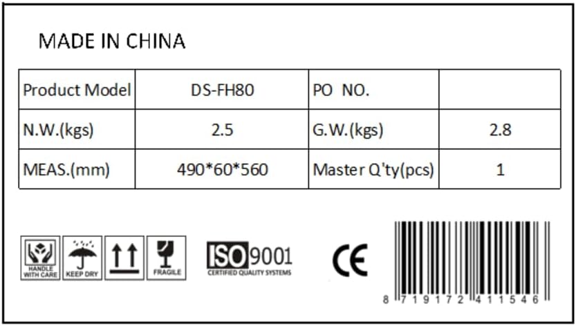 DSIT 19 Zoll Fachboden für 800mm Tiefe Serverschränke - 1 HE - Traglast 60 kg, 800mm Tiefe
