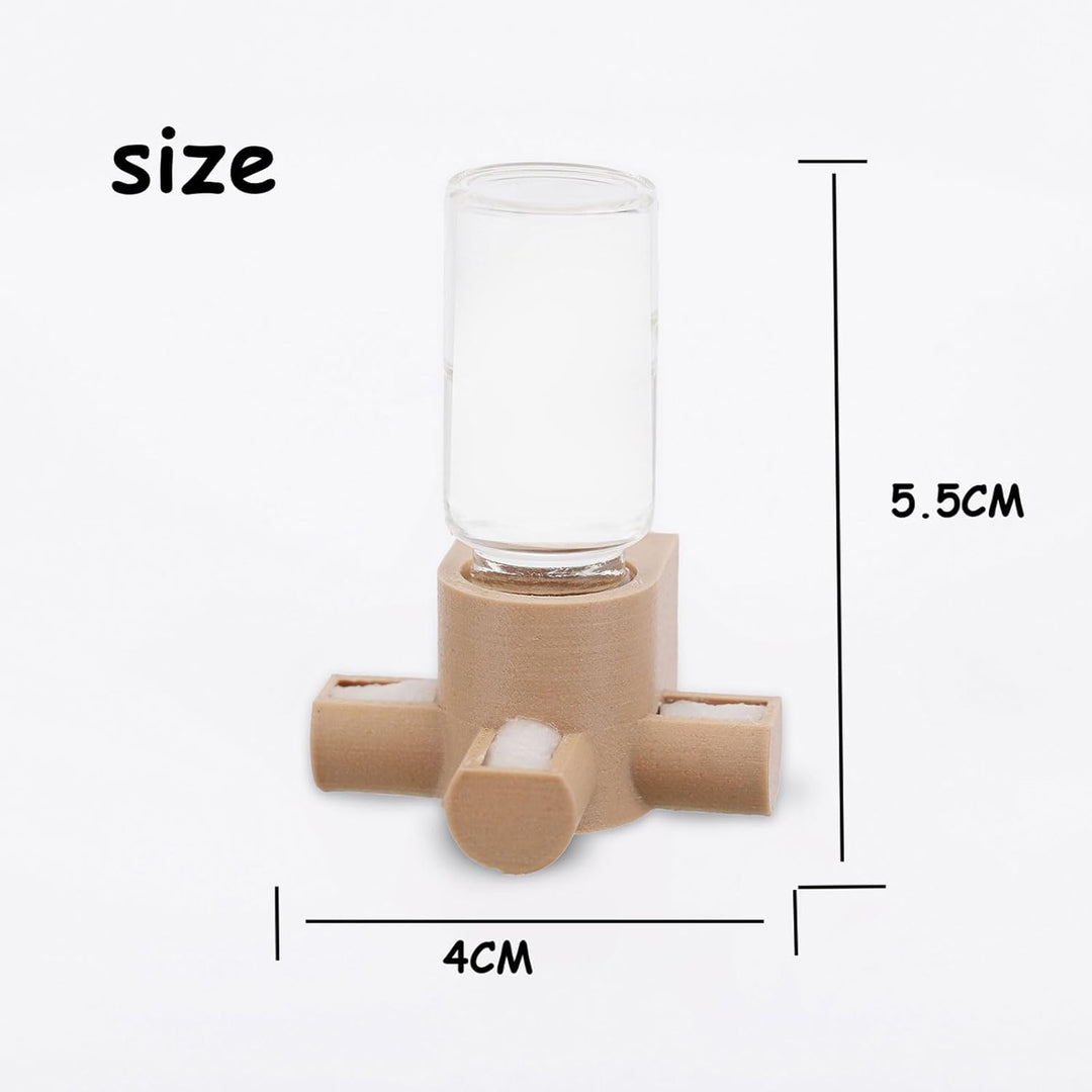 Springspinnen-Wasserspender, magnetischer Futterspender zum Aufhängen, geeignet für Springspinnen, V